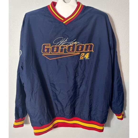 NASCAR Jeff Gordon #24: Chase Authentics Nylon Pullover Pre-Owned SIZE 2XL XXL - Picture 1 of 9